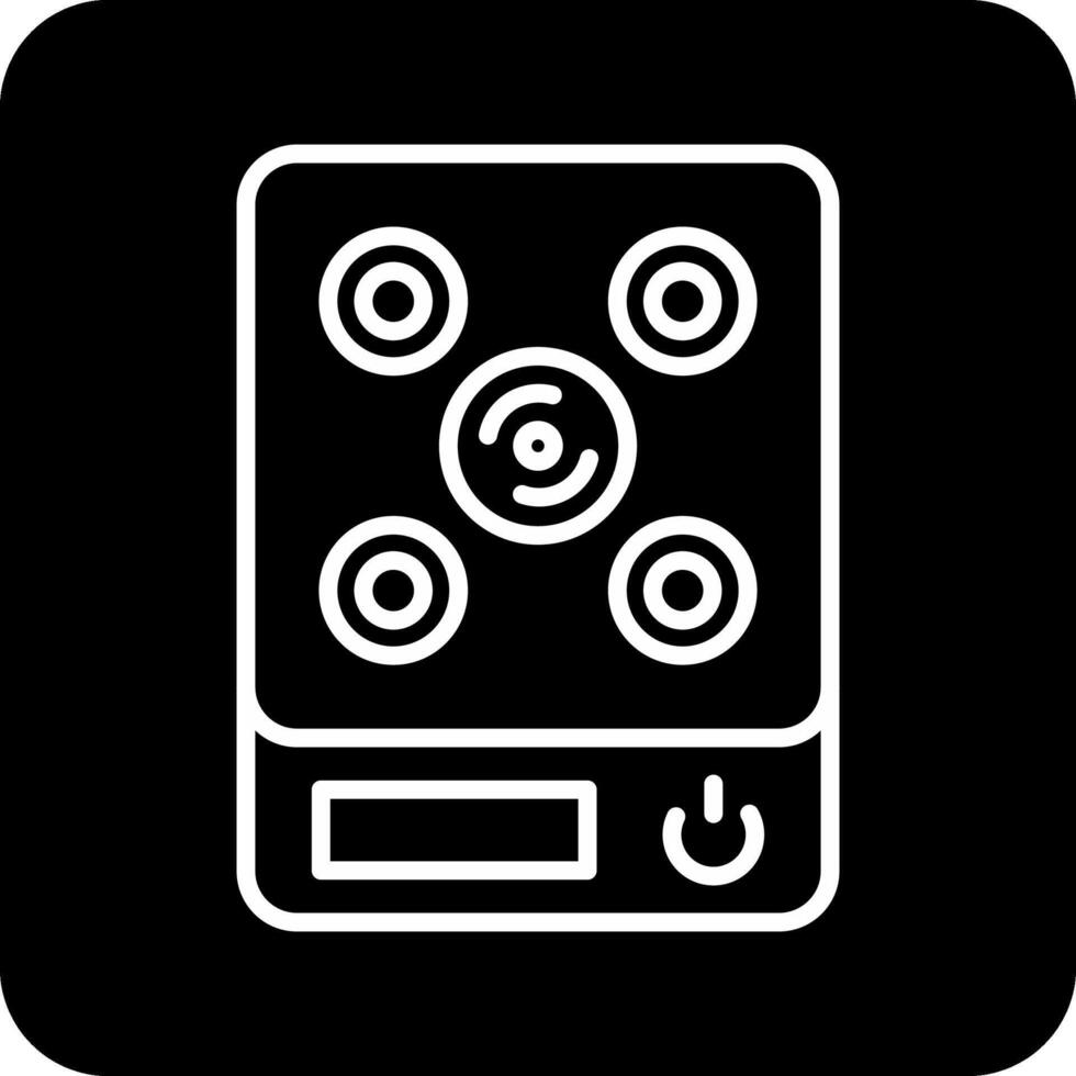 Induction Stove Vecto Icon vector