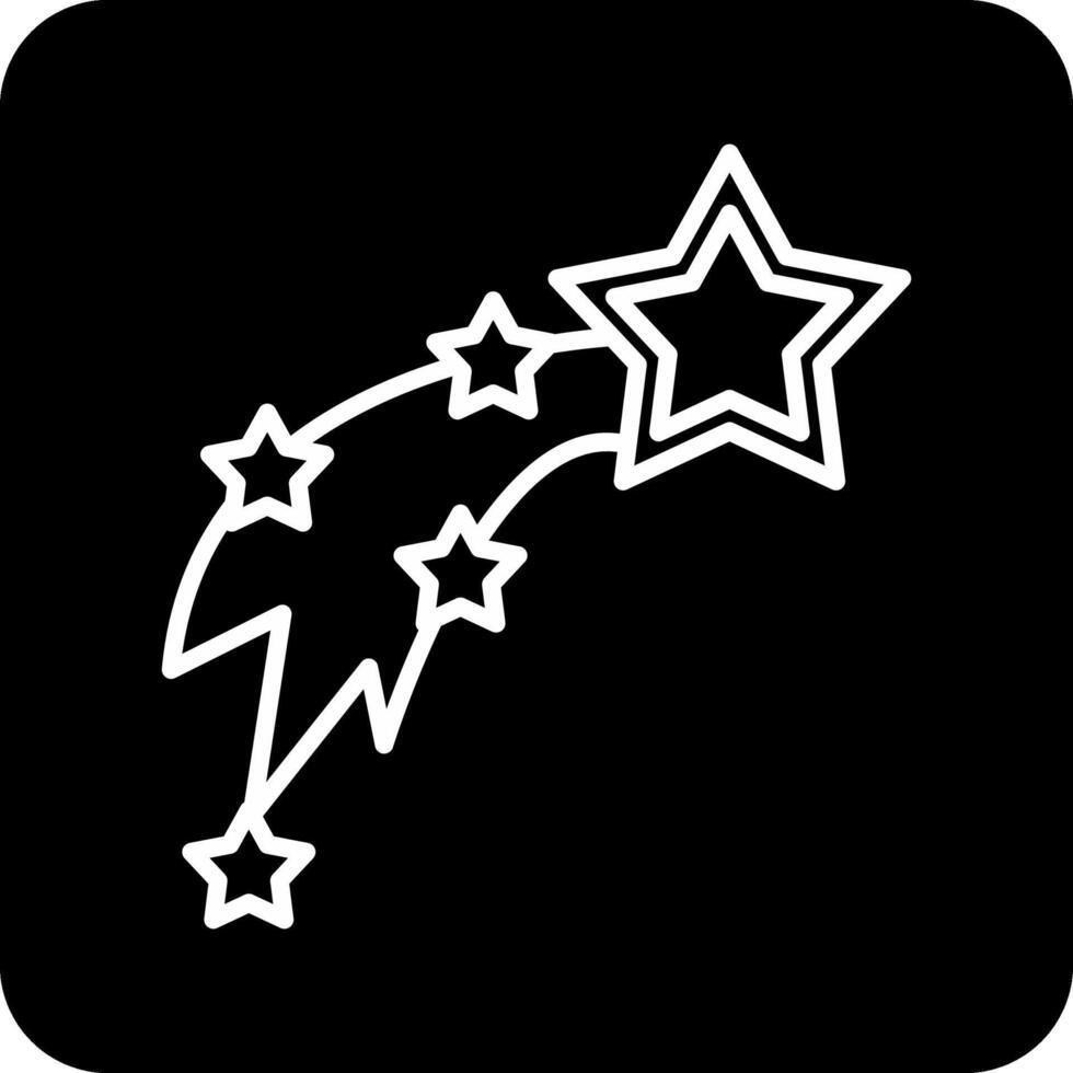 Shooting Stars Vecto Icon vector