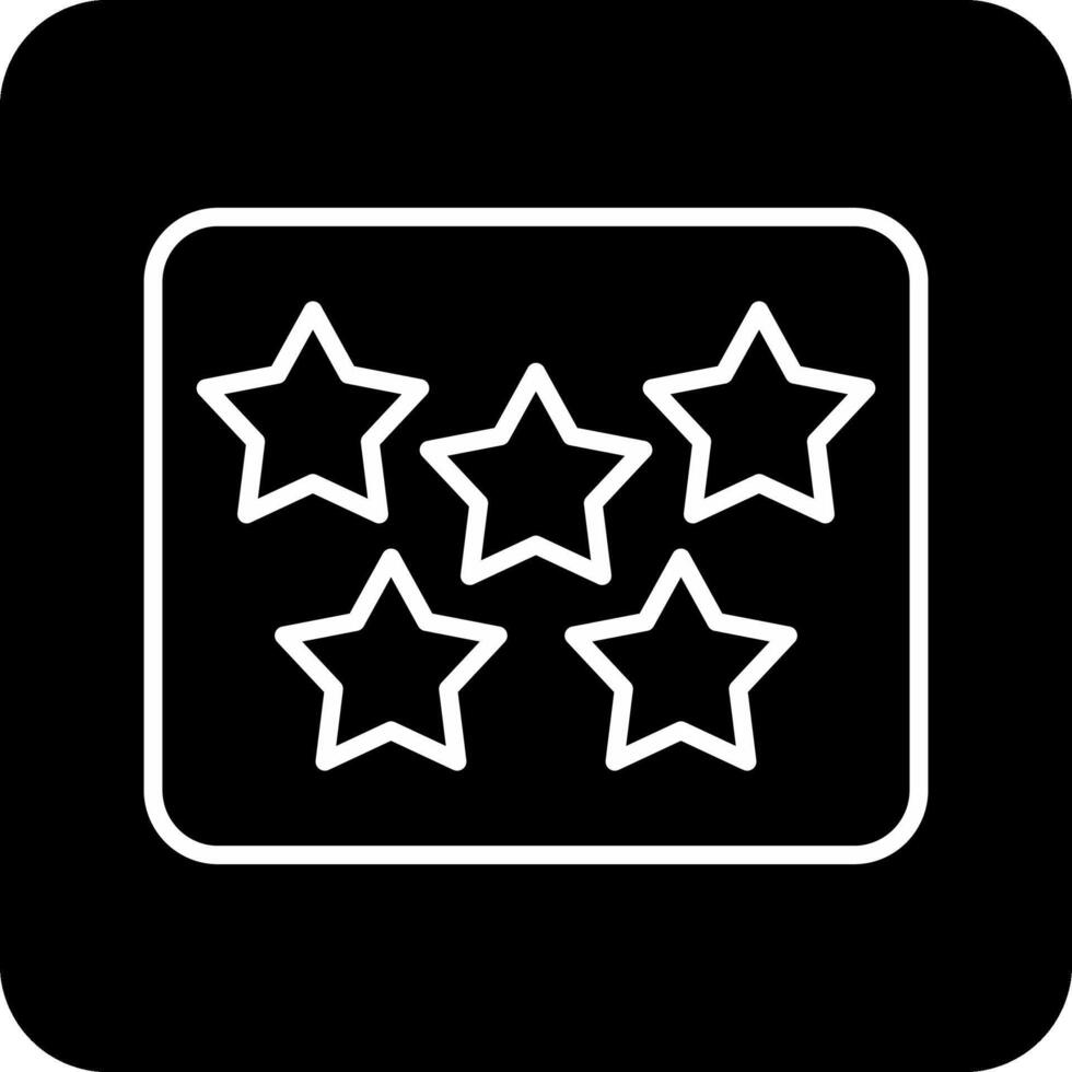 Five Star Vecto Icon vector
