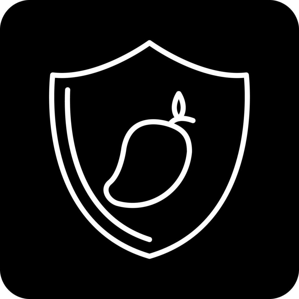 Food Shield Vecto Icon vector