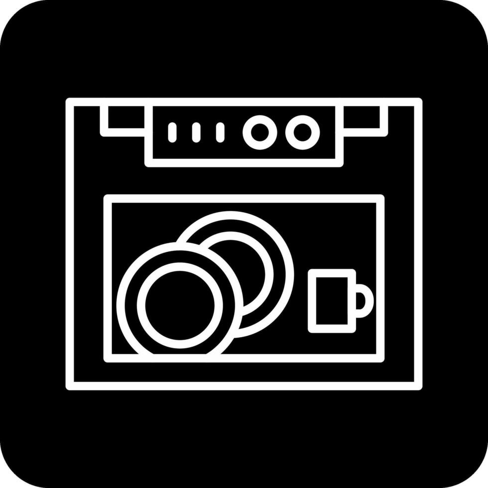 Dish Washer Vecto Icon vector