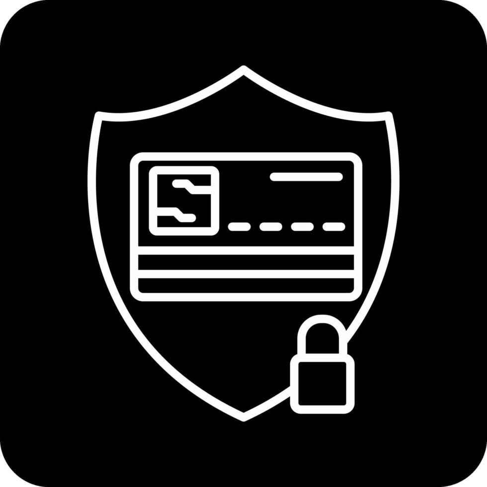 tarjeta seguridad vecto icono vector