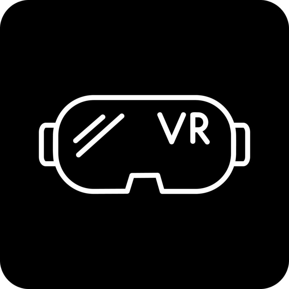 vr lentes vecto icono vector