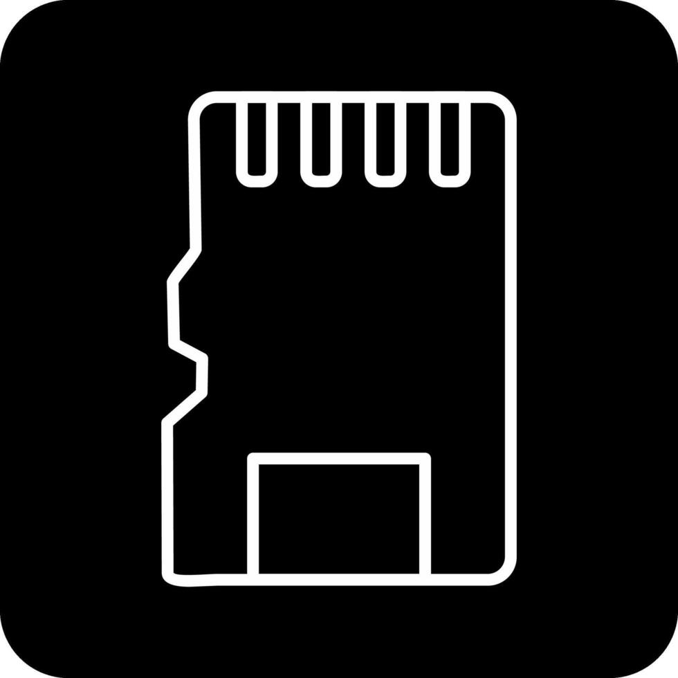 Sd Card Vecto Icon vector