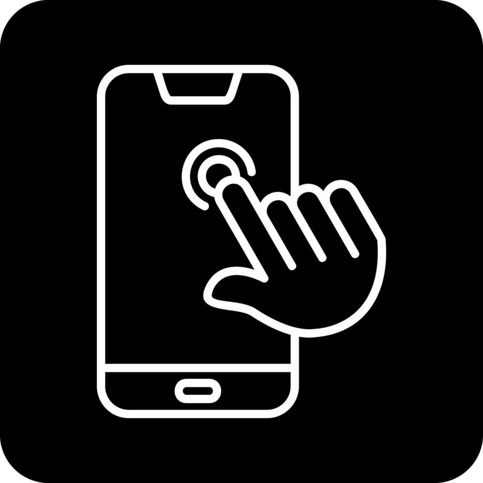 Touch Screen Vecto Icon vector