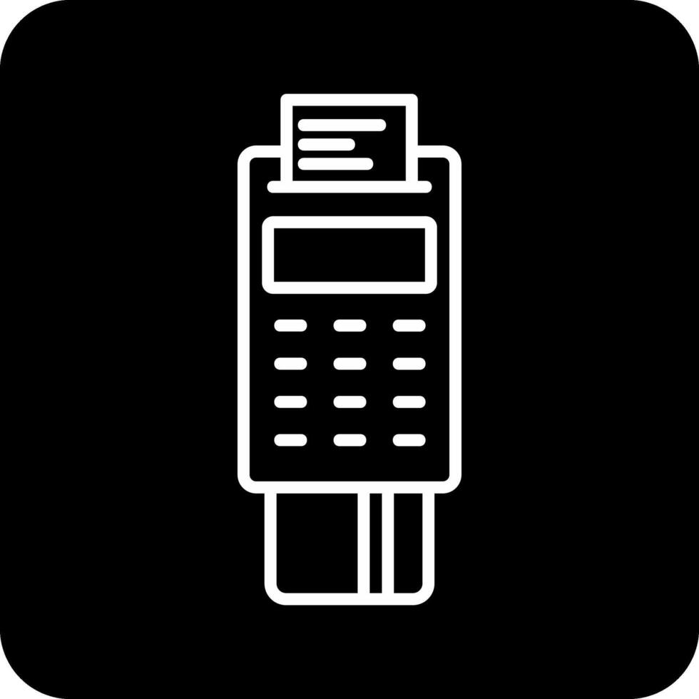 pos terminal vecto icono vector