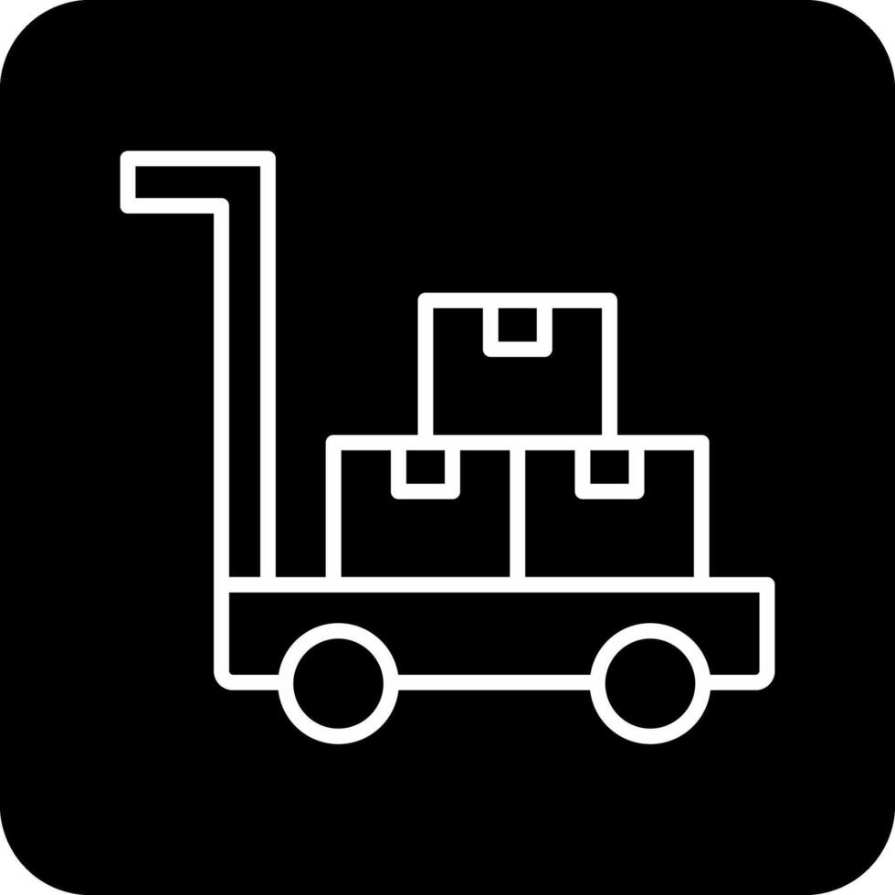 Trolley Vecto Icon vector