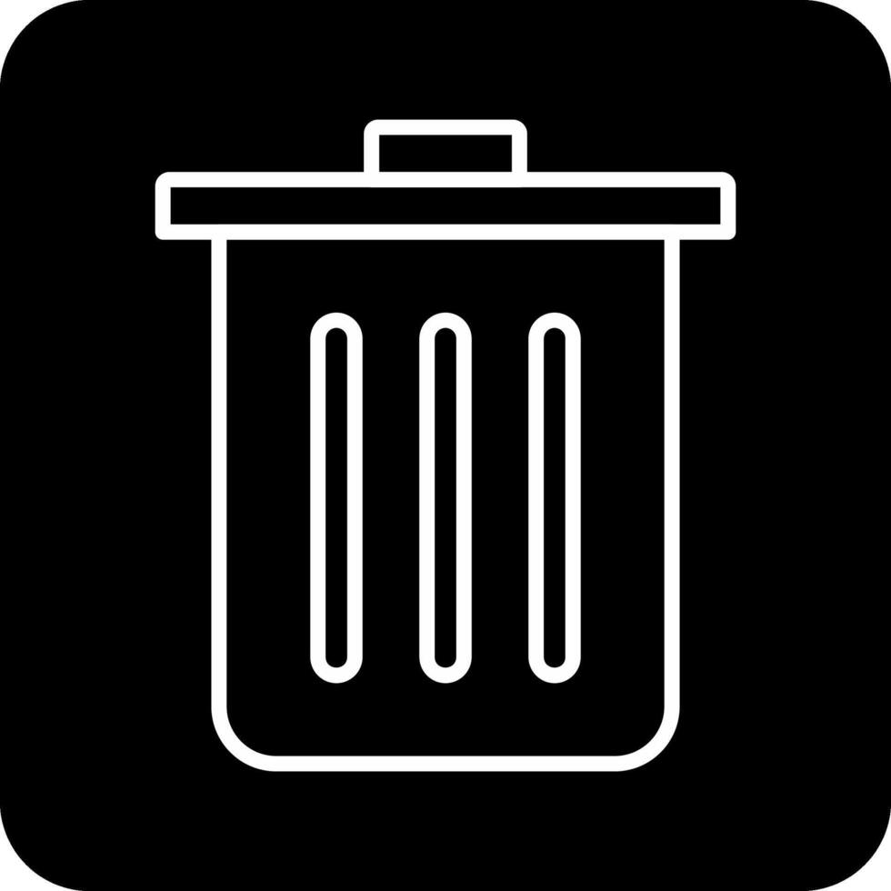 Dustbin Vecto Icon vector