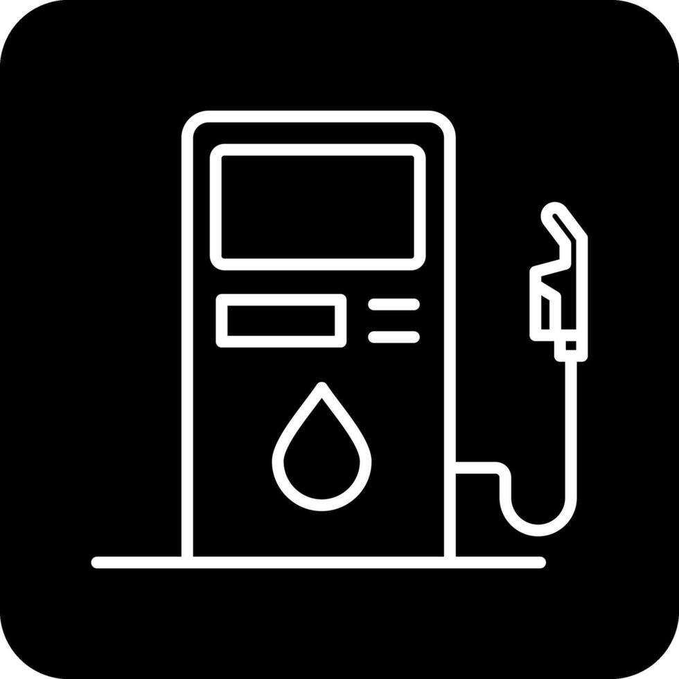 combustible estación vecto icono vector