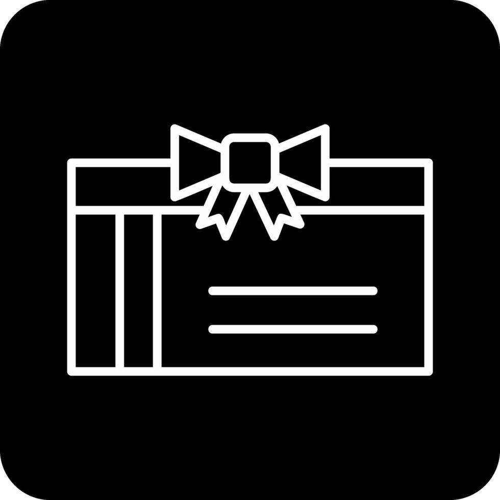 Gift Card Vecto Icon vector