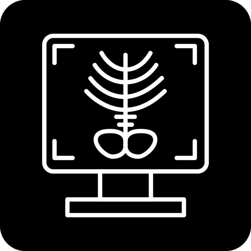 X-ray Bone Vecto Icon vector