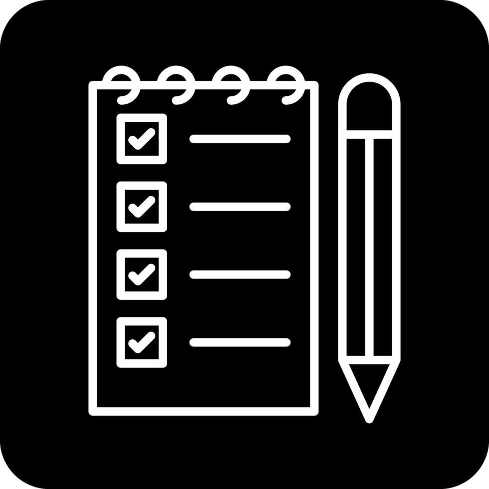 Notepad Writing Vecto Icon vector