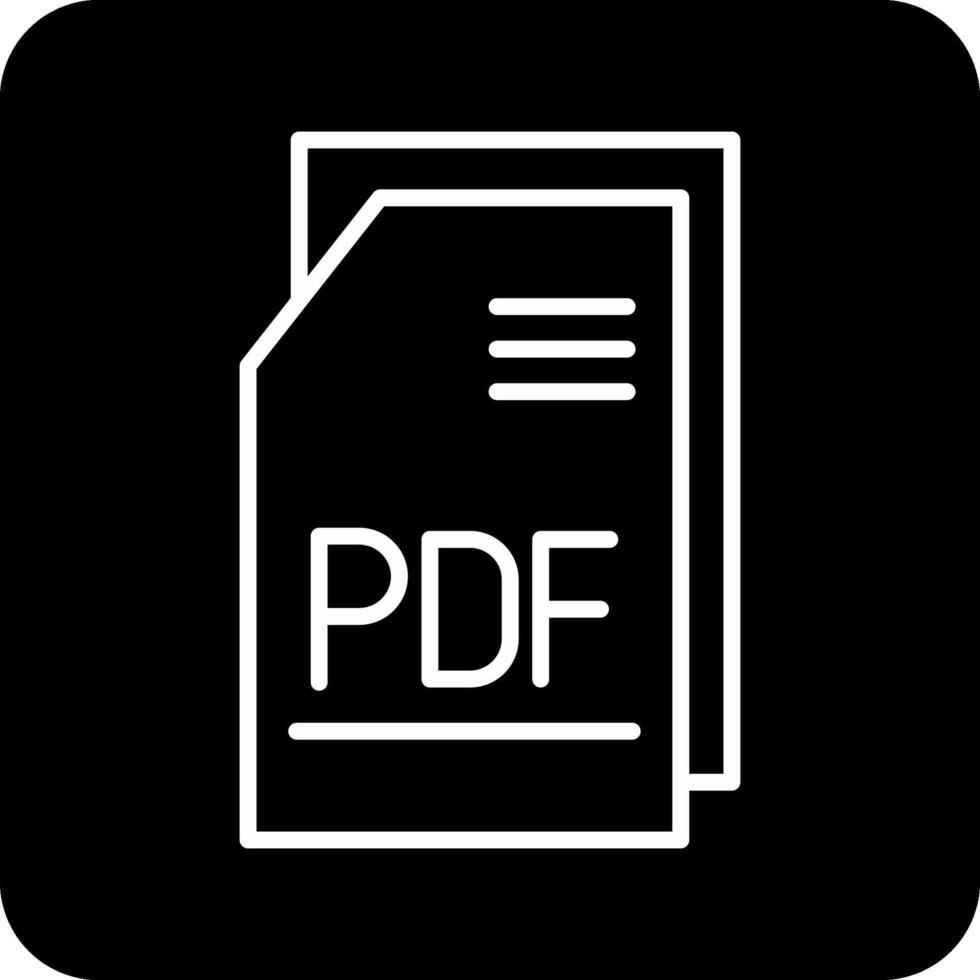 pdf archivo vecto icono vector