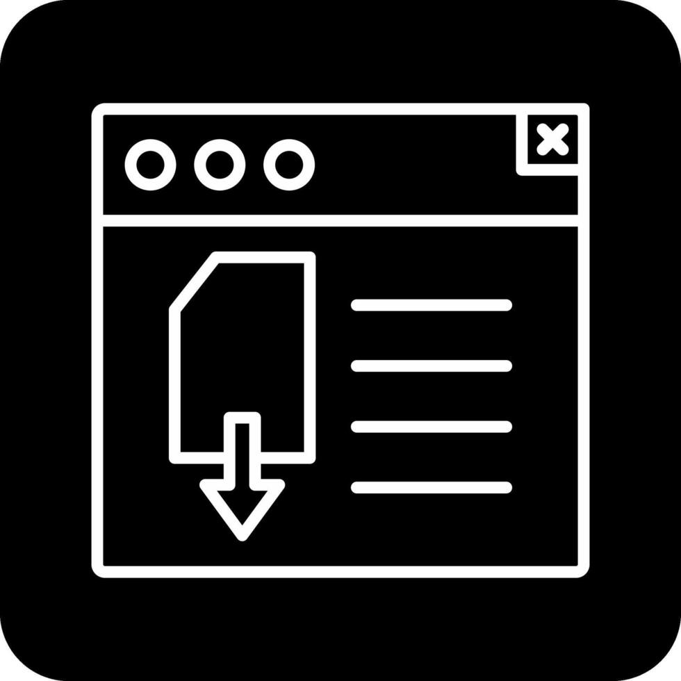 Page Download Vecto Icon vector