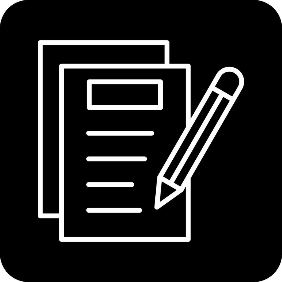 Notes Writing Vecto Icon vector