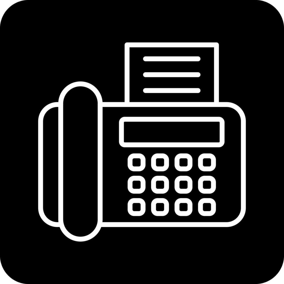 Fax Machine Vecto Icon vector