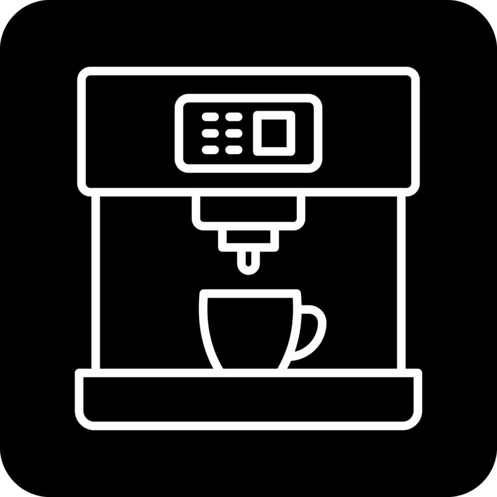 café máquina vecto icono vector