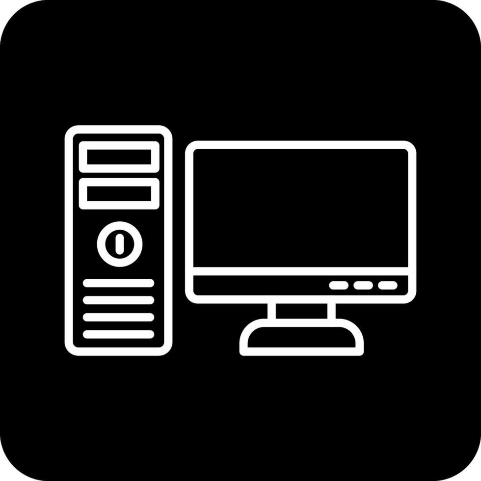 computadora vecto icono vector