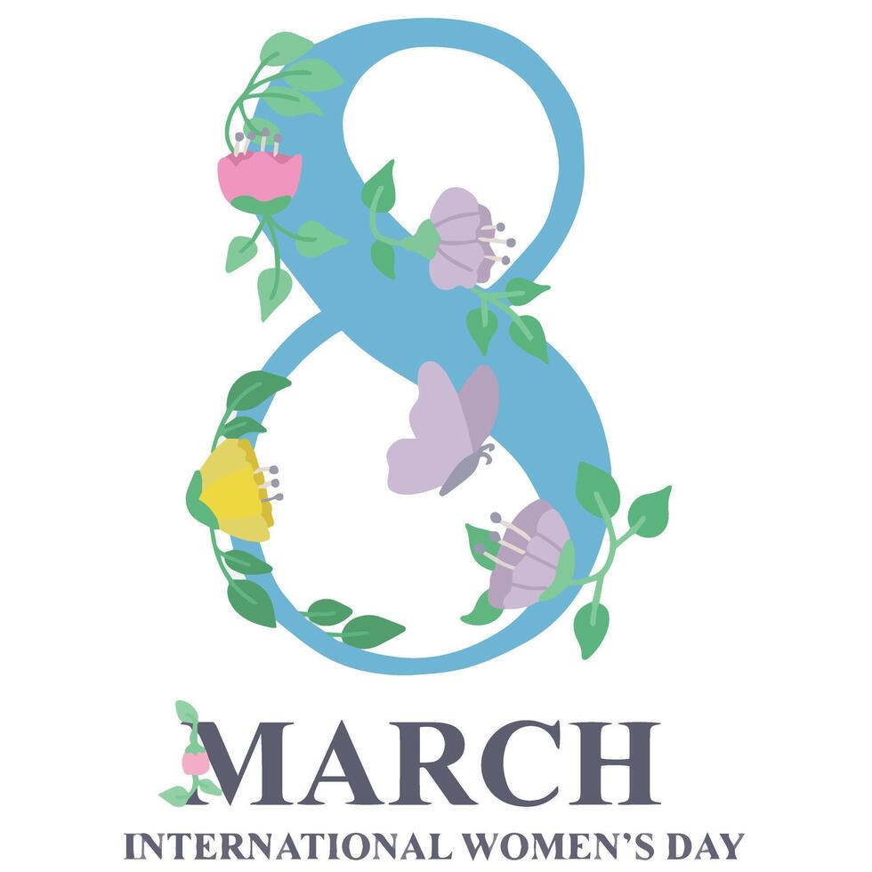 International womens day vector illustration