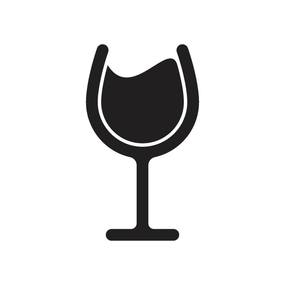 wine  glass juice logo vector
