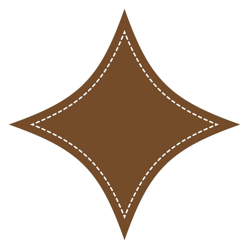 Starburst badge shape, burst wave star, price label sticker vector
