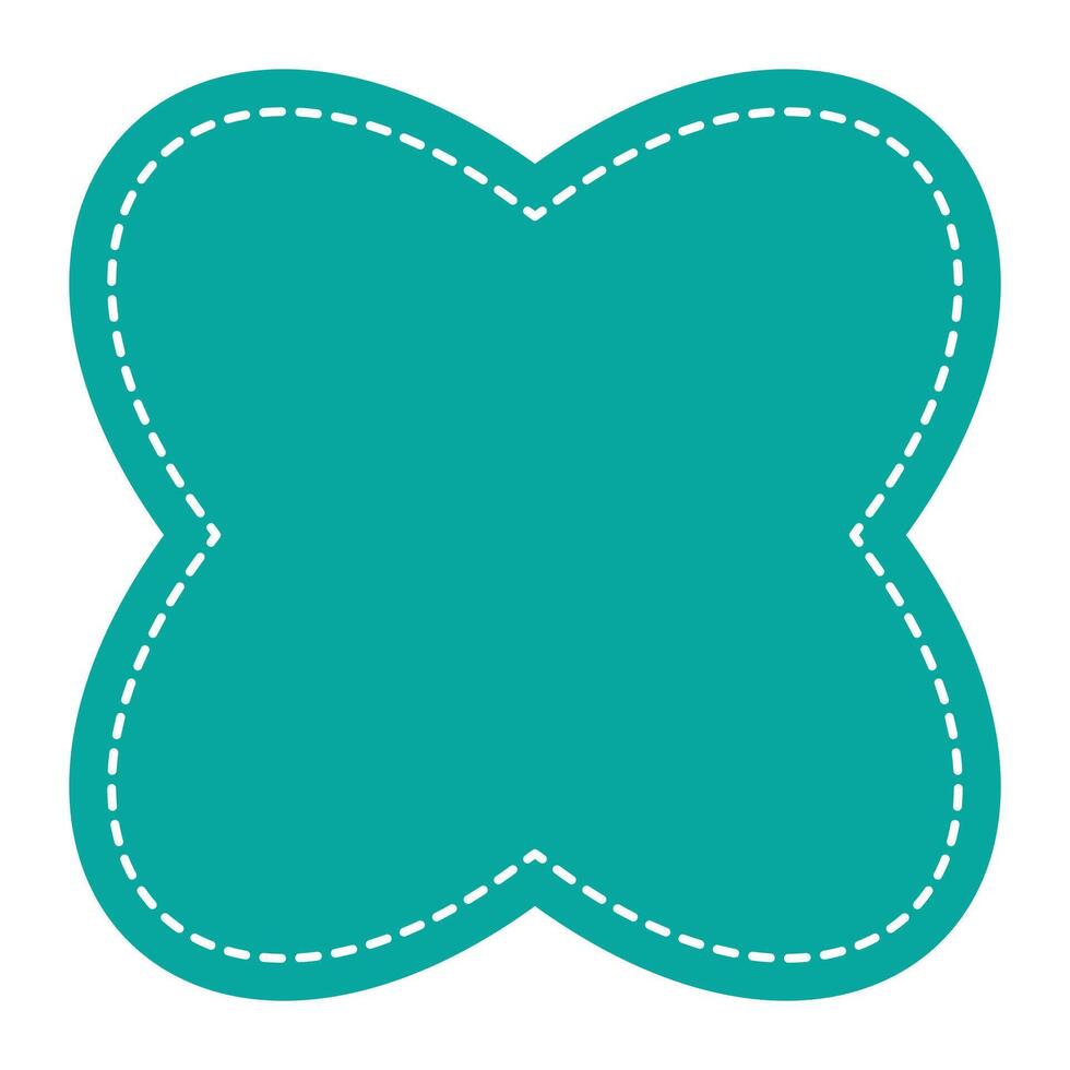 Starburst badge shape, burst wave star, price label sticker vector