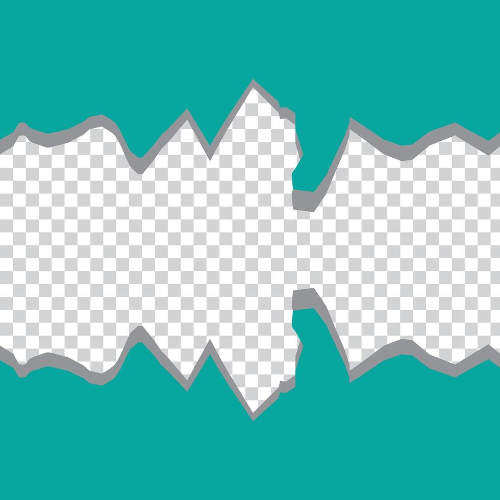 Set of torn paper sheets. Template for notes, banners, scraps, advertising. vector