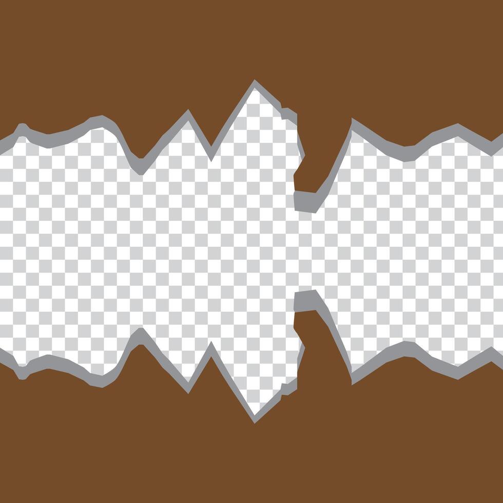 Set of torn paper sheets. Template for notes, banners, scraps, advertising. vector
