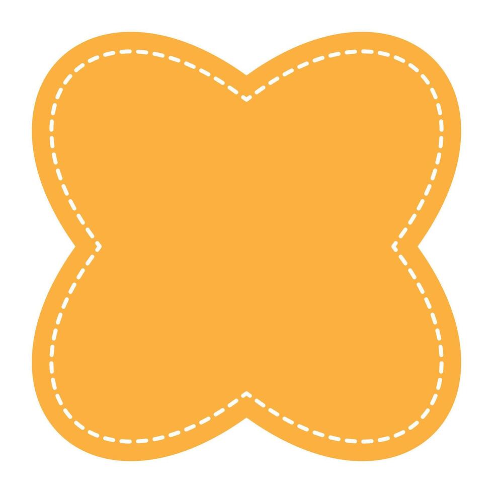 Starburst badge shape, burst wave star, price label sticker vector