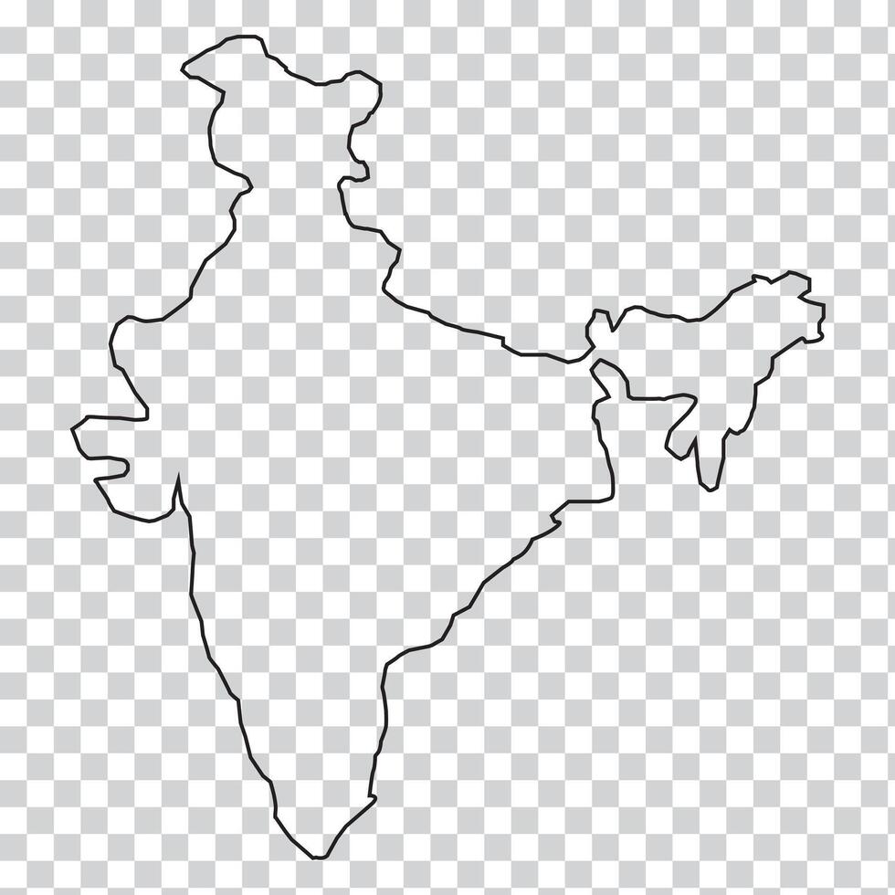 India map vector symbol design