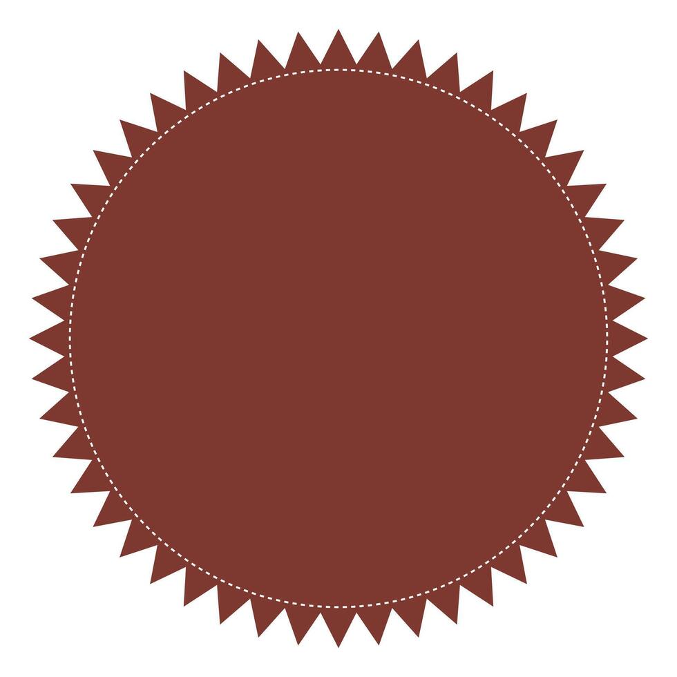 Starburst badge shape, burst wave star, price label sticker vector