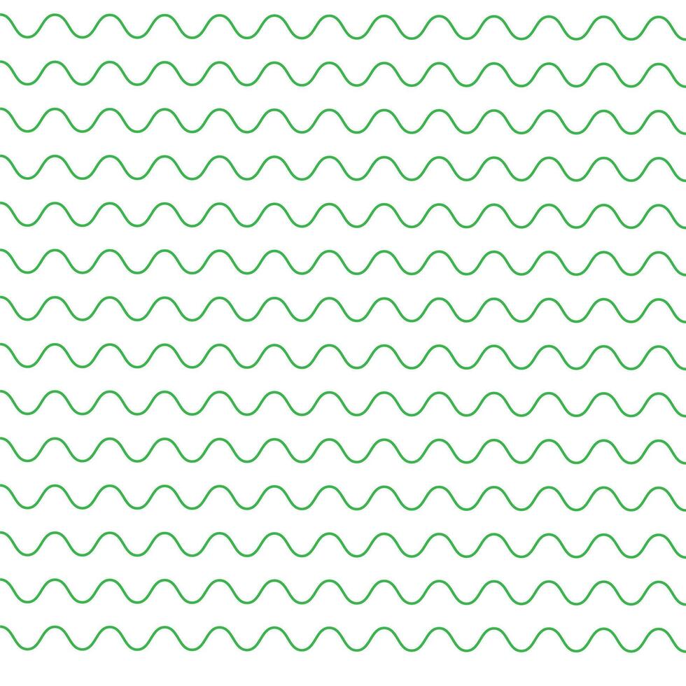 set of wavy zigzag lines vector