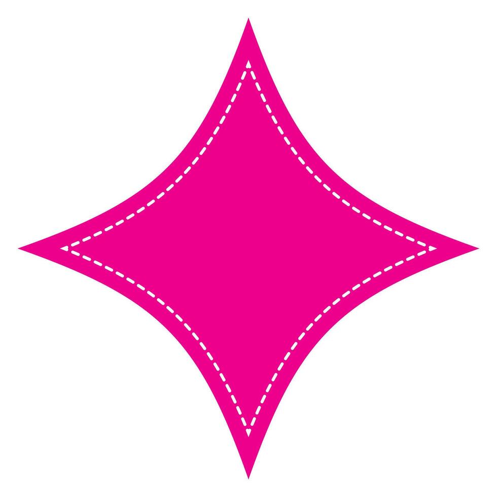 Starburst badge shape, burst wave star, price label sticker vector