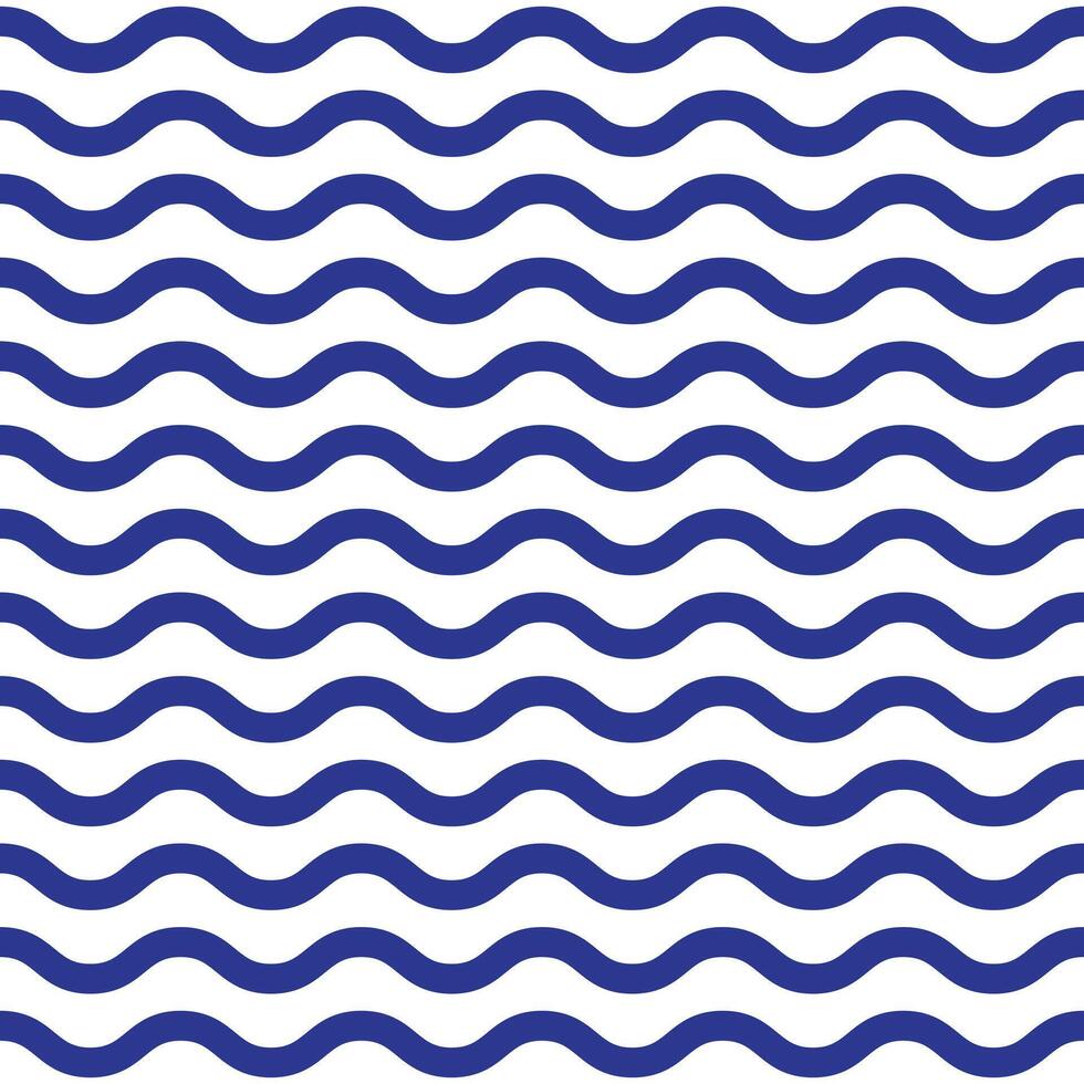 set of wavy zigzag lines vector