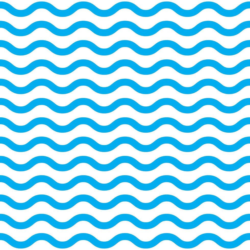 set of wavy zigzag lines vector
