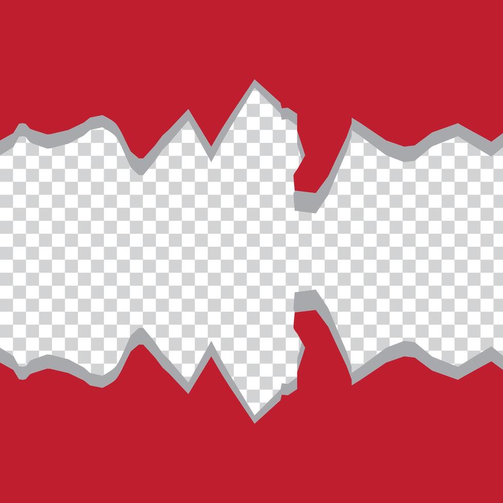 Set of torn paper sheets. Template for notes, banners, scraps, advertising. vector