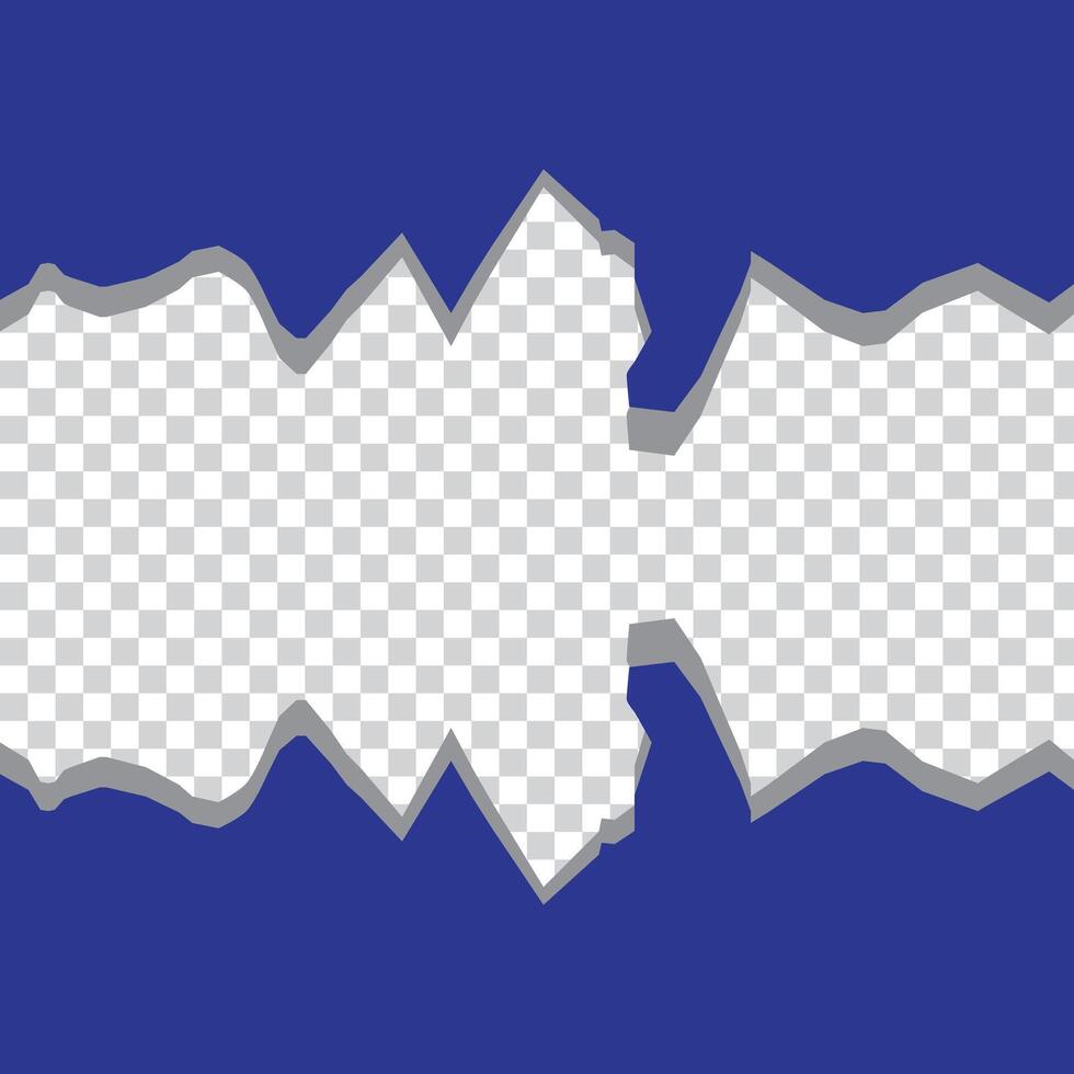 Set of torn paper sheets. Template for notes, banners, scraps, advertising. vector