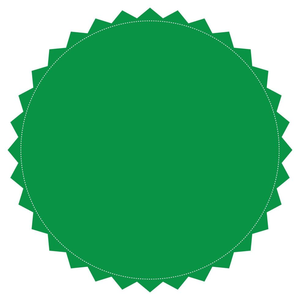Starburst badge shape, burst wave star, price label sticker vector