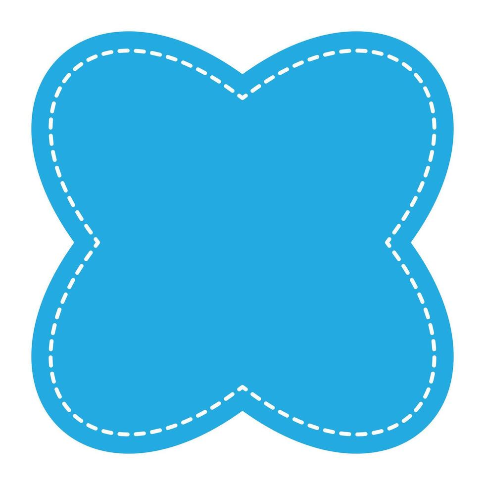 Starburst badge shape, burst wave star, price label sticker vector