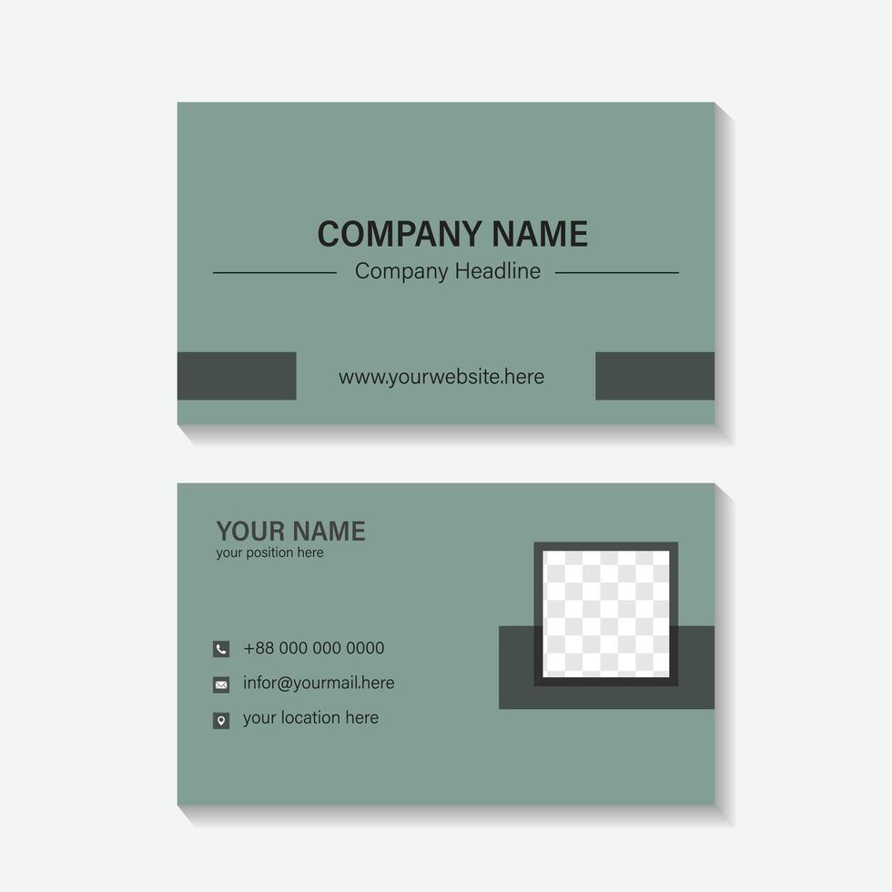 business card design vector