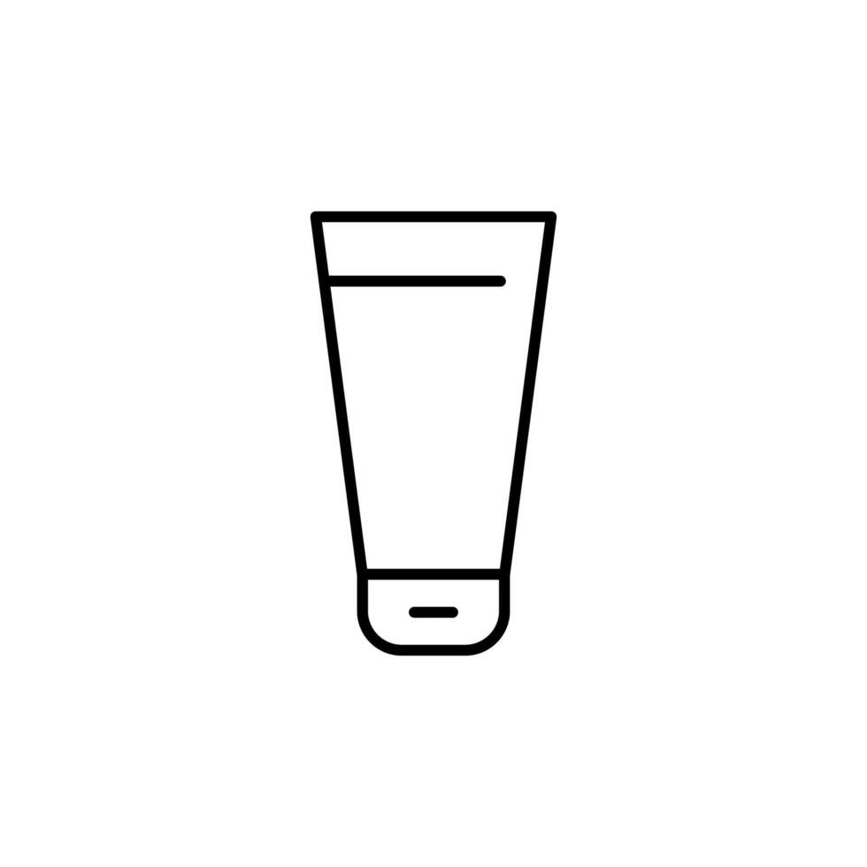 Cream Image Drawn with Thin Line. Perfect for design, infographics, web sites, apps. vector