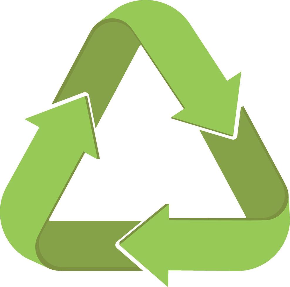 recycle symbol icon vector