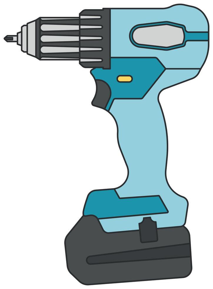 electric drill without background vector