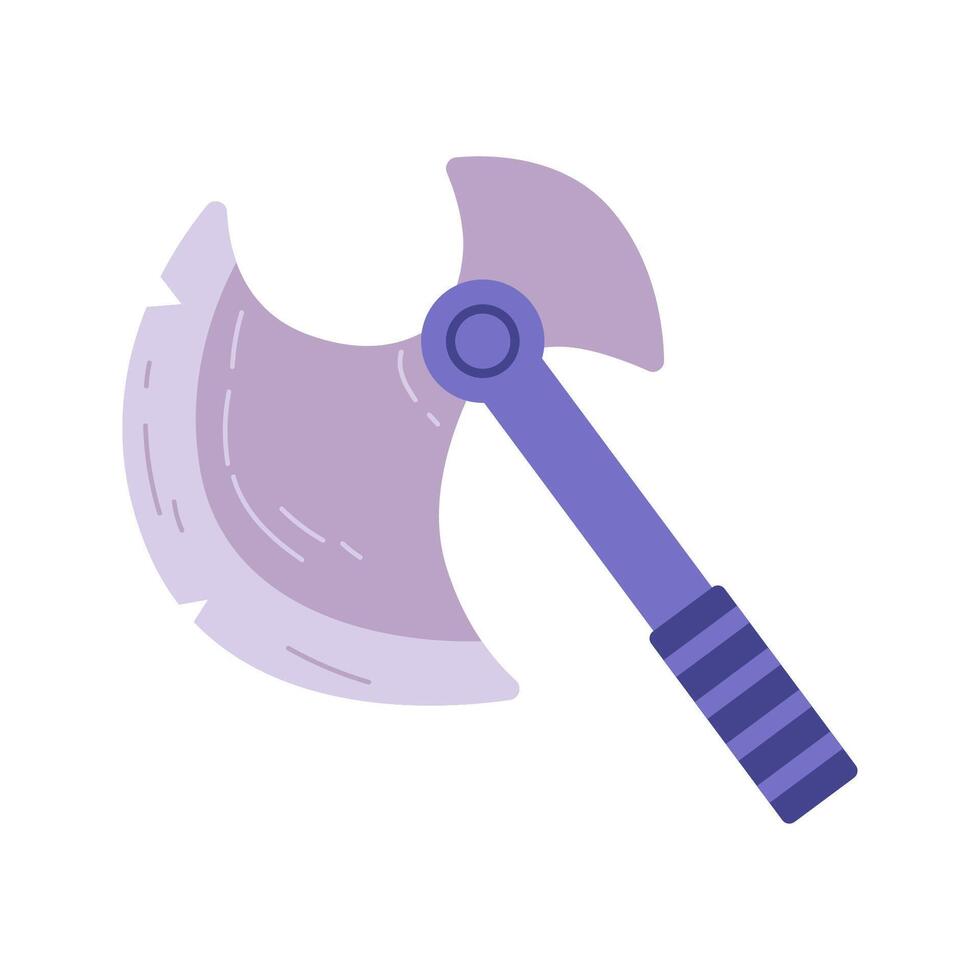 axe vector icon element illustration in cartoon style design