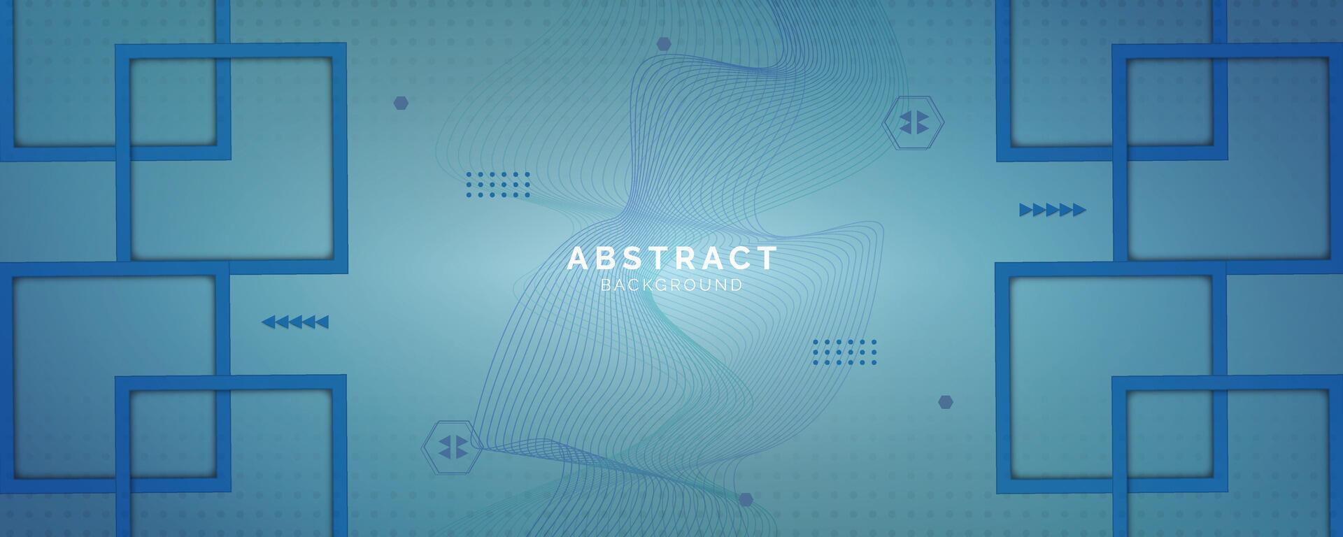 Futuristic light blue abstract background with lines and shadow, geometric shape overlap layers, graphic pattern banner template design vector