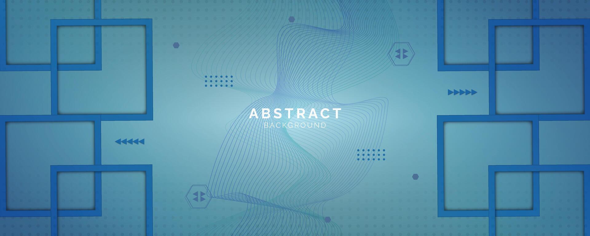 Futuristic light blue abstract background with lines and shadow, geometric shape overlap layers, graphic pattern banner template design vector