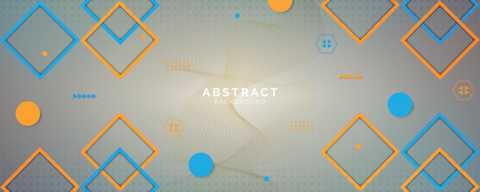 Futuristic abstract background with lines and shadow, geometric shape overlap layers, graphic pattern banner template design vector