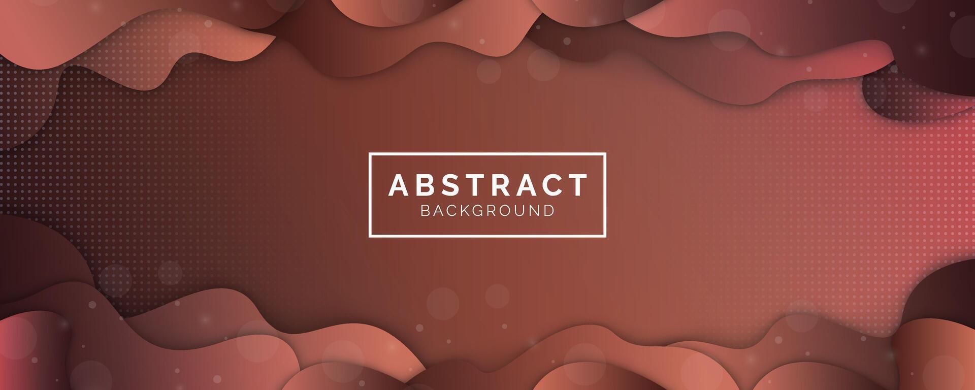 Abstract backdrop modern gradient dark brown colour liquid shape background, template for website, banner art, poster design, wallpaper, vector illustration