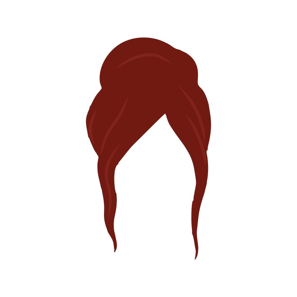 Boda peinado icono vector ilustración
