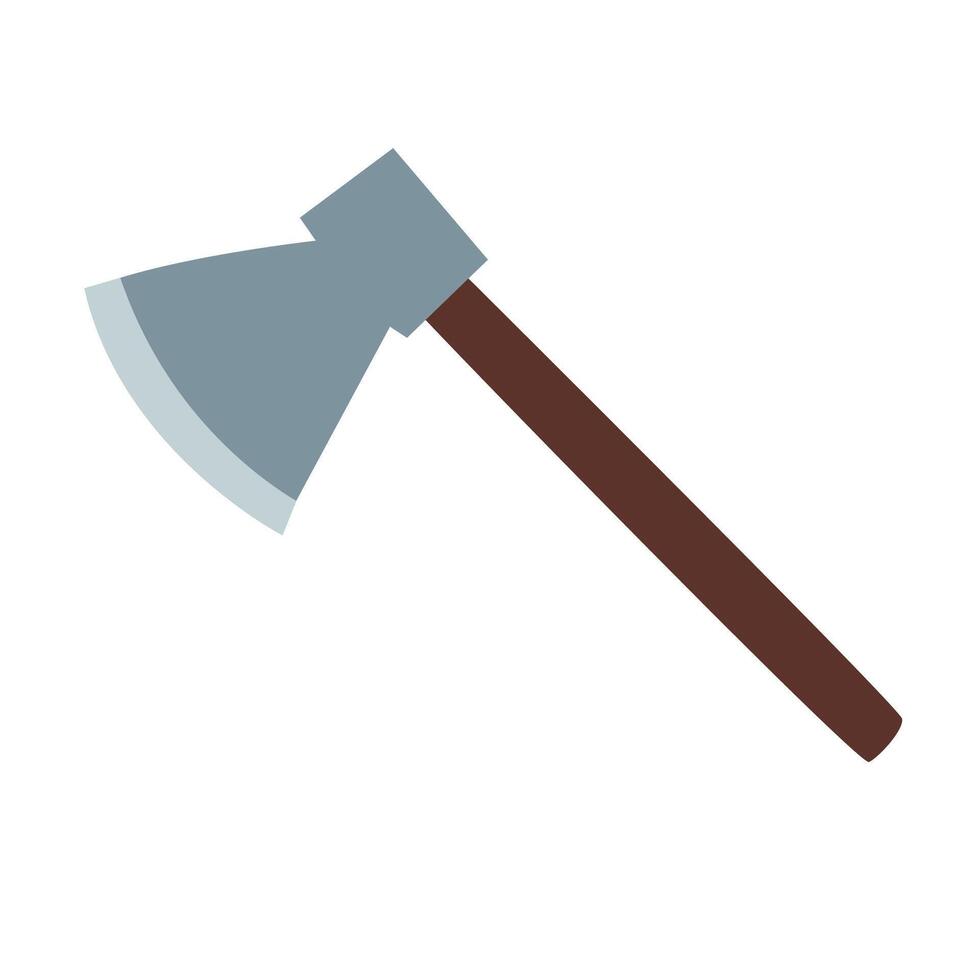 Colorful Axe Icon Vector Illustration